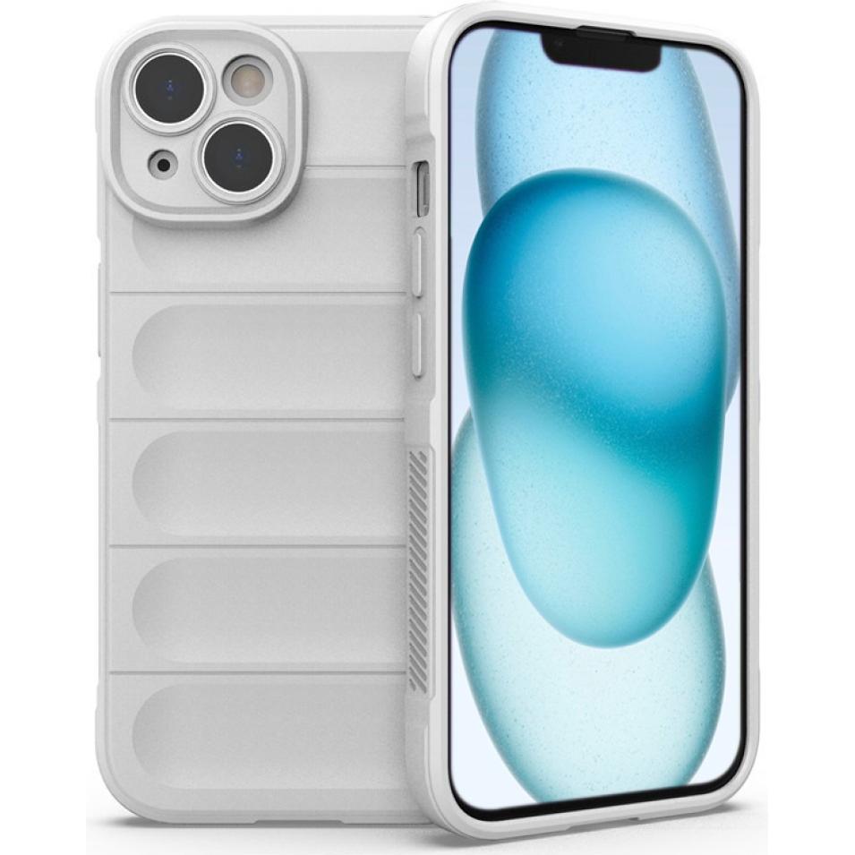 Screenguard CloudCase Apple iPhone 15 Plus TPU Hülle (Apple iPhone 15 Plus), Smartphone Hülle, Weiss