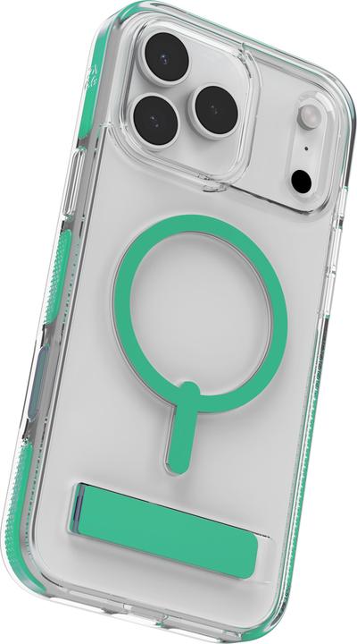 Produktbild Zagg Case für Apple iPhone 17 Pro Max Santa Cruz Snap mit Kickstand mystic green (Apple iPhone 17 Pro Max)
