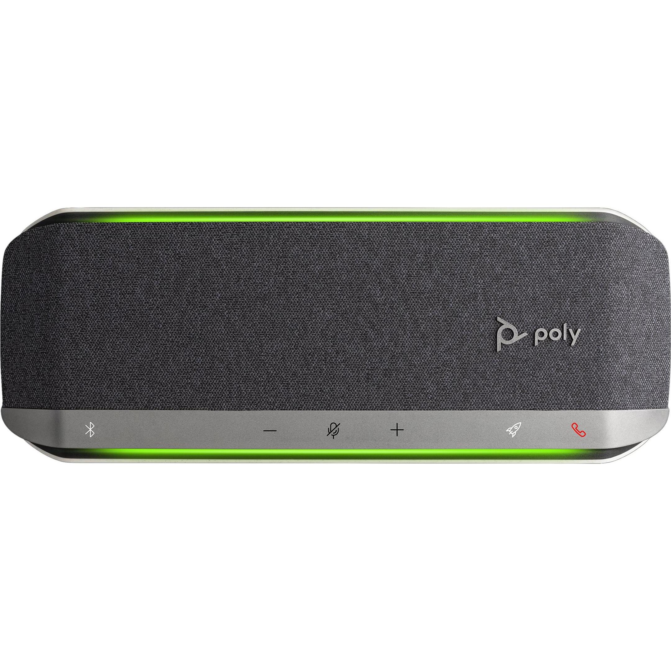 Poly Téléphone mains libres Sync 40, Solution de conférence, Noir