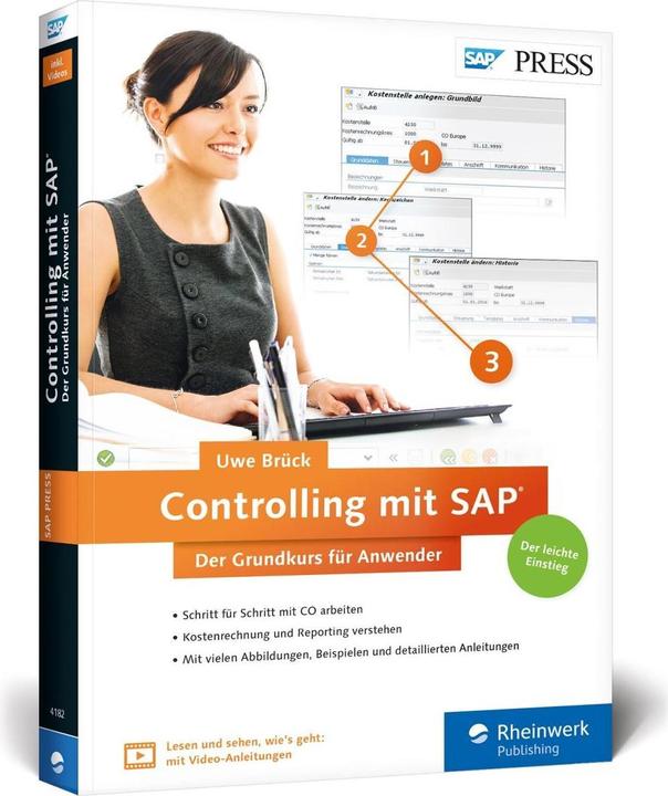 Produktbild Controlling mit SAP: Der Grundkurs für Anwender (Deutsch, Uwe Brück, 2016)