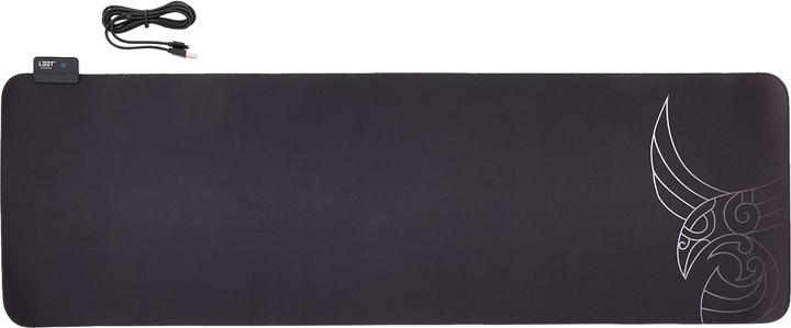 Produktbild L33T Gaming mouse pad Asar Bardagi, with RGB LED backlight, size XXL, 920x294x3mm (XXL)