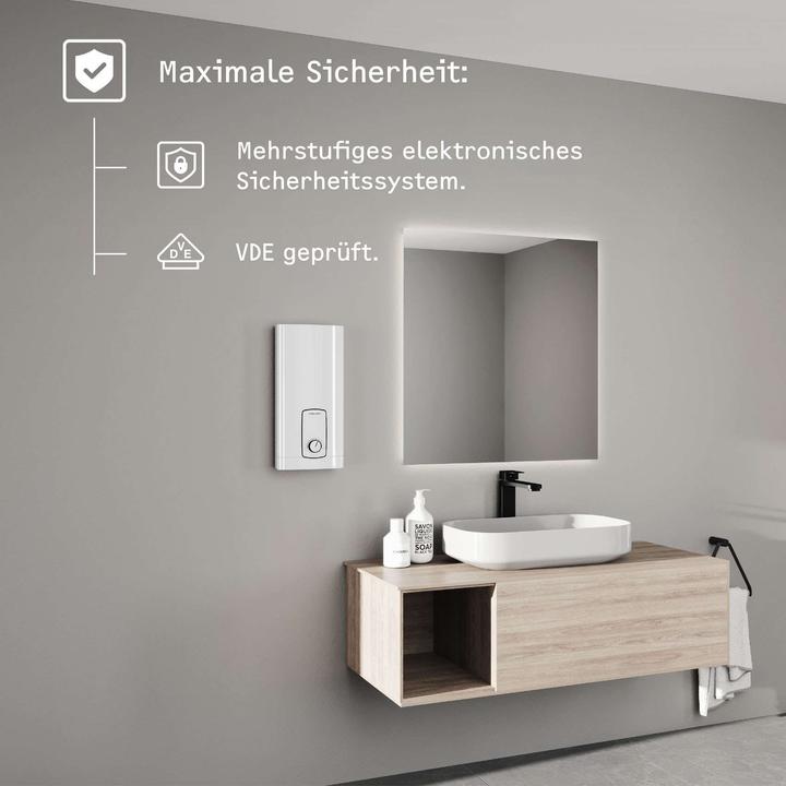 Produktbild Stiebel Eltron DHB 18/21/24 ST Trend Elektronischer Durchlauferhitzer, gradgenaue Temperatur dank 3i Technologie