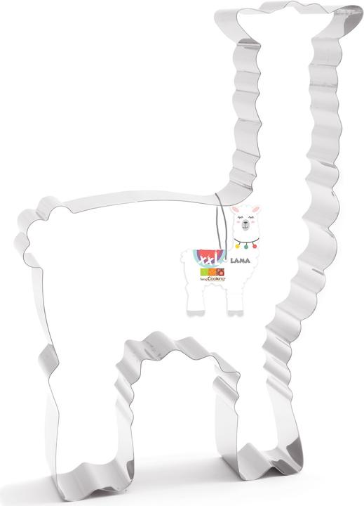 Produktbild ScrapCooking Edelstahlbackform/Ausstechform XXL "Lama", 25.7x35.8 cm