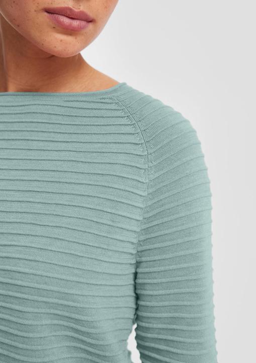 Produktbild S.Oliver Strickpullover Pullover mit Strukturmuster aus Viskosemix (XXL)