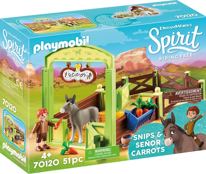 Actual product image Playmobil Horsebox Snips Mr Carrot (70120, Playmobil Spirit)