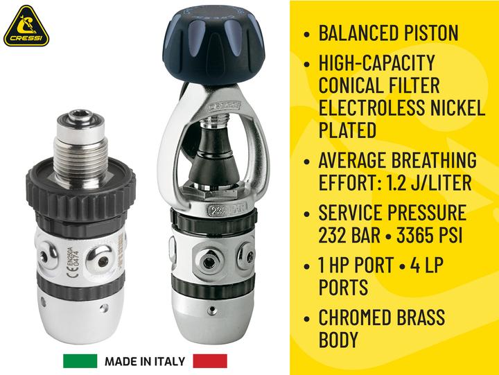 Produktbild Cressi AC2 + Compact + Octopus Compact