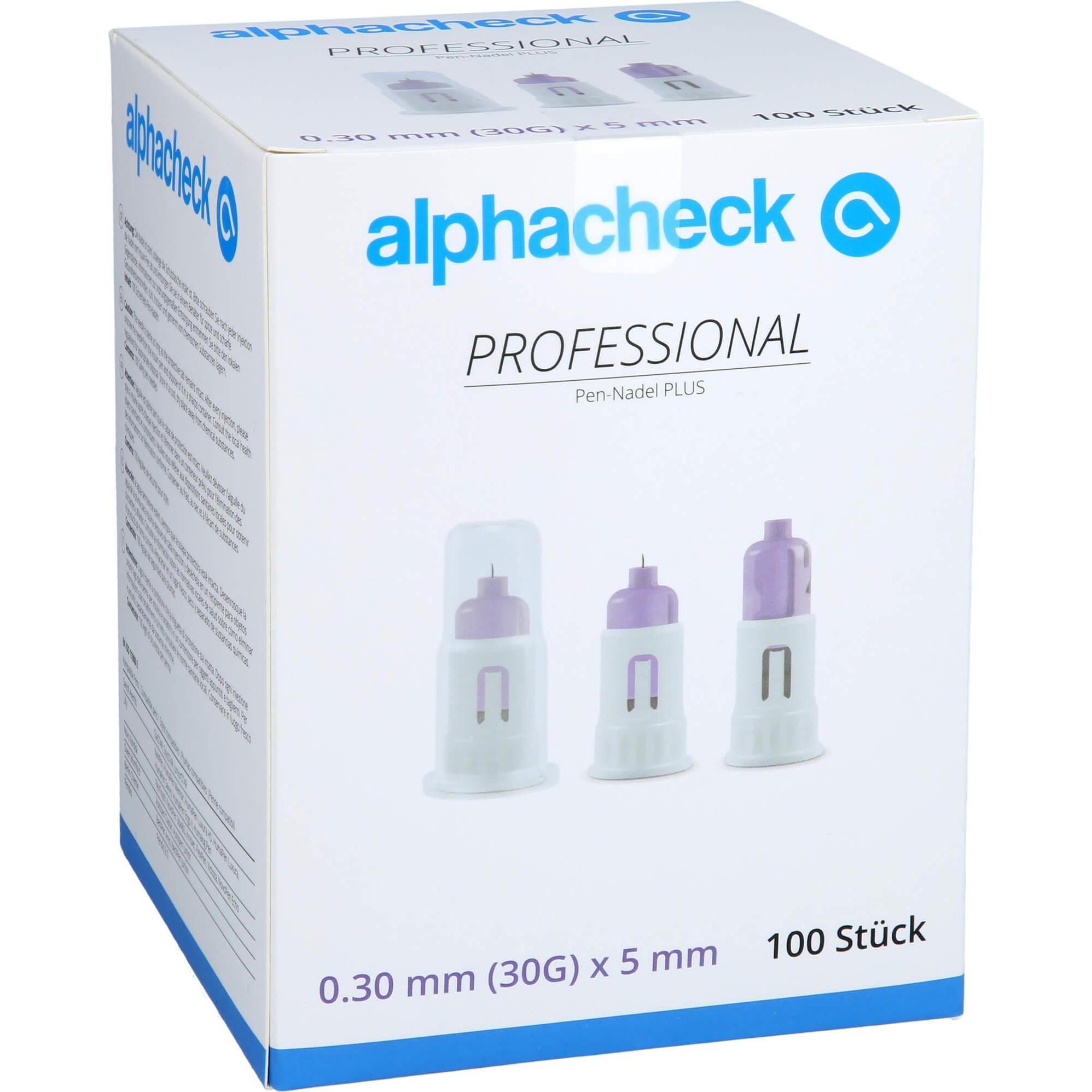 Alphacheck, Praxisbedarf, Pen Nad Pl 5x30, 100 St KAN