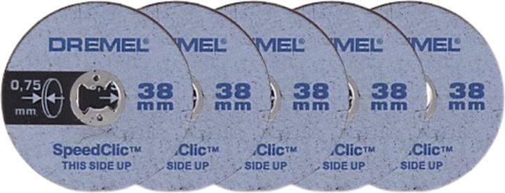 Produktbild Dremel EZ SpeedClic dünne Präzisionstrennscheiben Ø 38,0 mm (5 Stück)