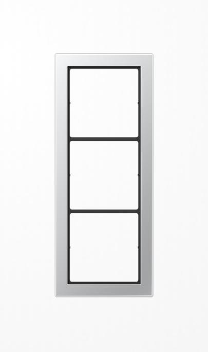 Actual product image JUNG Mounting frame 3f alu mt LS / FLAT DESIGN FDAL2983