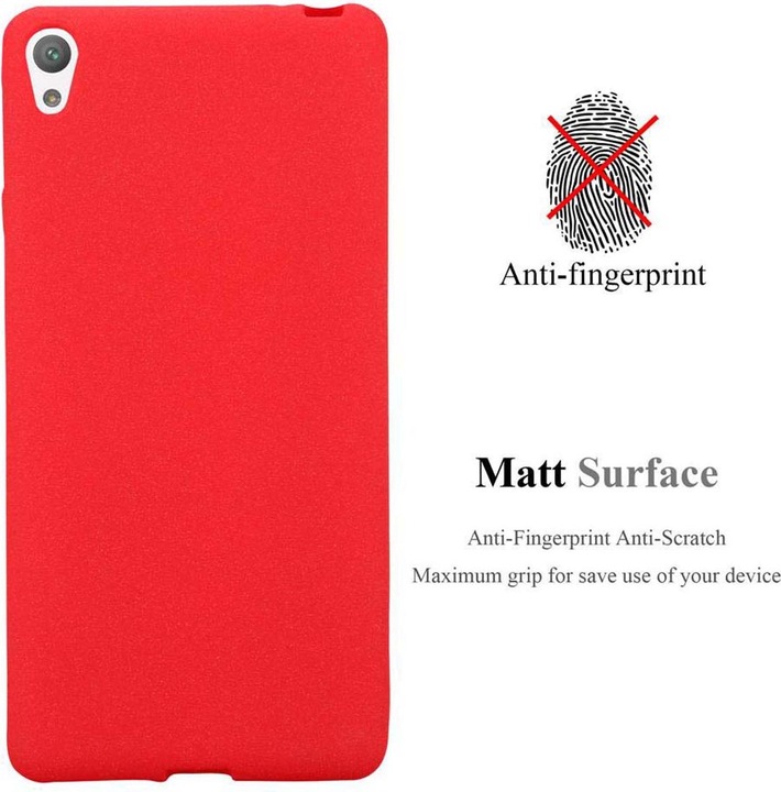 Actual product image Cadorabo TPU Frosted Cover (Sony Xperia E5)