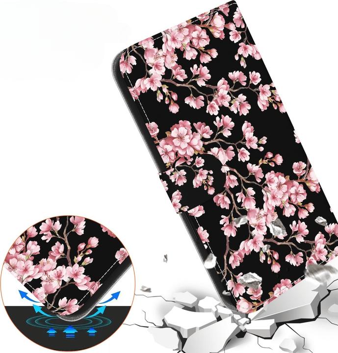 Produktbild Cover-Discount Google Pixel 9a - Tasche Hülle mit Blüten Motiv (Google Pixel 9a)