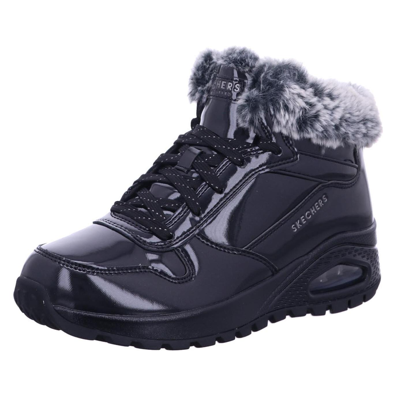 Skechers, Damen, Boots + Stiefel, Stiefelette, Schwarz, (37)