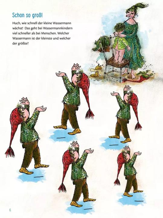 Produktbild Mein grosses Rätselbuch vom kleinen Wassermann (Deutsch, Mathias Weber, Otfried Preussler, 2021)
