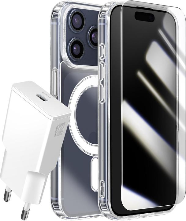 Produktbild 4smarts 3in1 Premium Starter Set für Apple iPhone 17 Pro Max MagSafe-kompatibel (Apple iPhone 17 Pro Max)