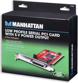 Actual product image Manhattan PCI card, 4xSerial RS232
