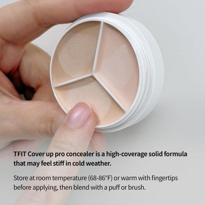 Image du produit Tfit Cover Up Pro Concealer Palette 3-in-1 Full Coverage Color Correcting