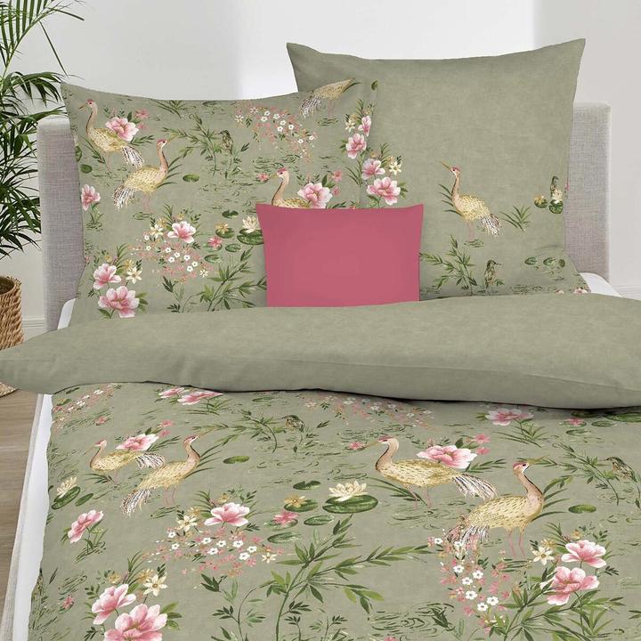 Produktbild Kaeppel Biber Bettwäsche Pagode oliv