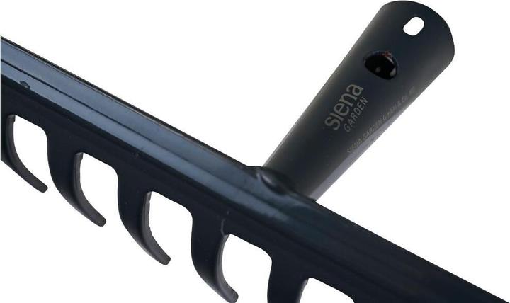 Actual product image Siena Garden Garden rake 10 tines 25 cm without handle, anthracite