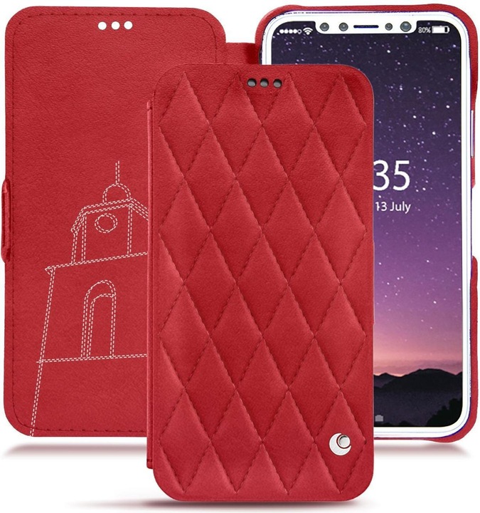 Actual product image Noreve Leather case horizontal (Apple iPhone XS)