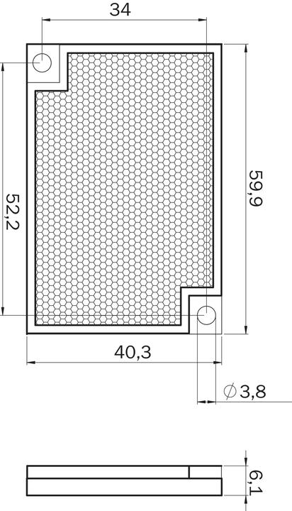 Produktbild Sick Reflector 37 x 56