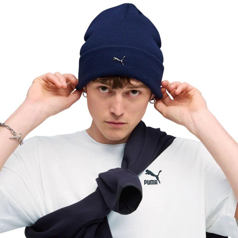 Puma, Unisex, Cappellino, Metallkatzen-Marineblaue Kappe, Blu, Nero