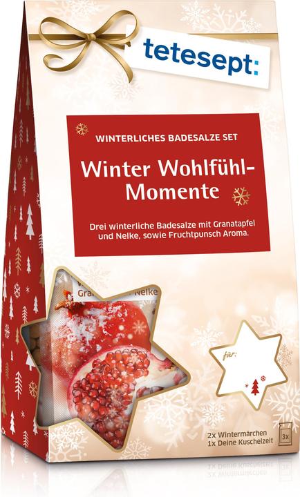 Tetesept Coffret Moments de bien-être en hiver 3x60g (Sel de bain)