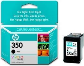 Actual product image HP 350 Black Original Ink Cartridge