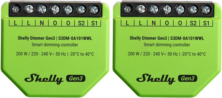 Produktbild Shelly Unterputz-Dimmer Gen3, 2 Stück