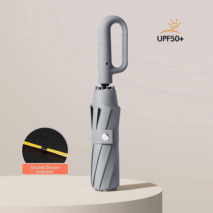 Immagine prodotto Alopini Ombrello automatico portatile di grandi dimensioni con fibbia per le giornate di sole e di pioggia