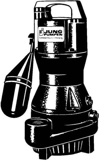 Actual product image Pentair JUNG 9814 US 62 ES (Sewage pump)