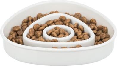 Produktbild Trixie Slow Feeding, Schüssel, für Katze, grau, Kunststoff (0.35 l)