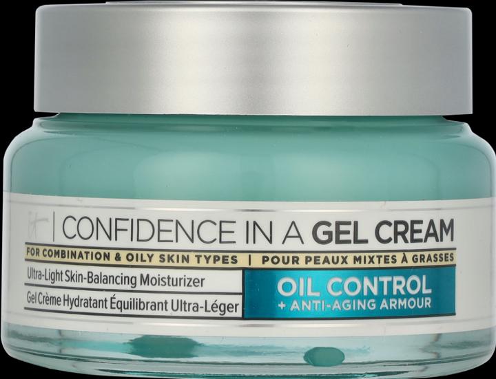 Immagine prodotto It Cosmetics Confidence in a Gel Cream Oil Control Idratante viso senza olio con niacinam (60 ml, Gel viso)