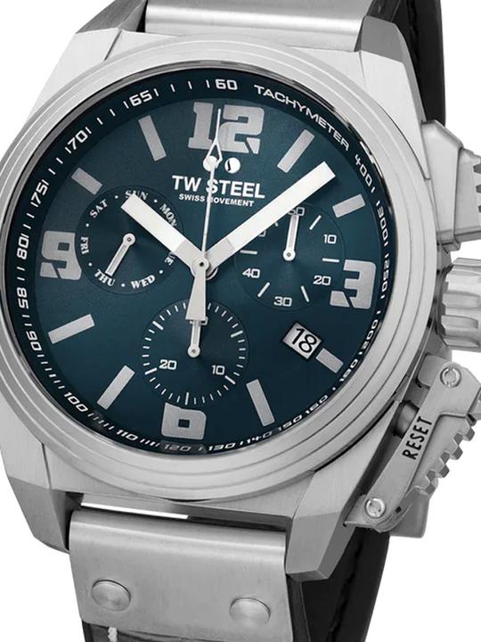 Immagine prodotto TW-Steel TW1114 Cronografo da uomo Canteen 46mm 10ATM (Cronografo, 46 mm)