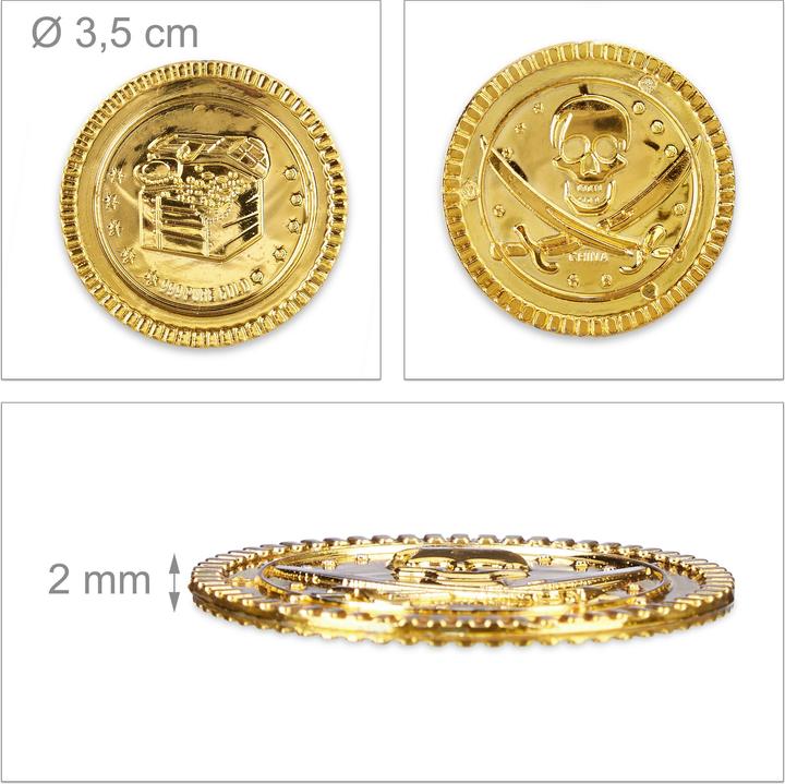 Immagine prodotto Relaxdays 48x monete d'oro