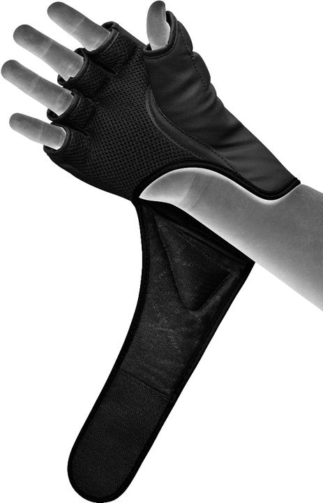 Actual product image Rdx Grappling Gloves F6 Matte Black-L (L)
