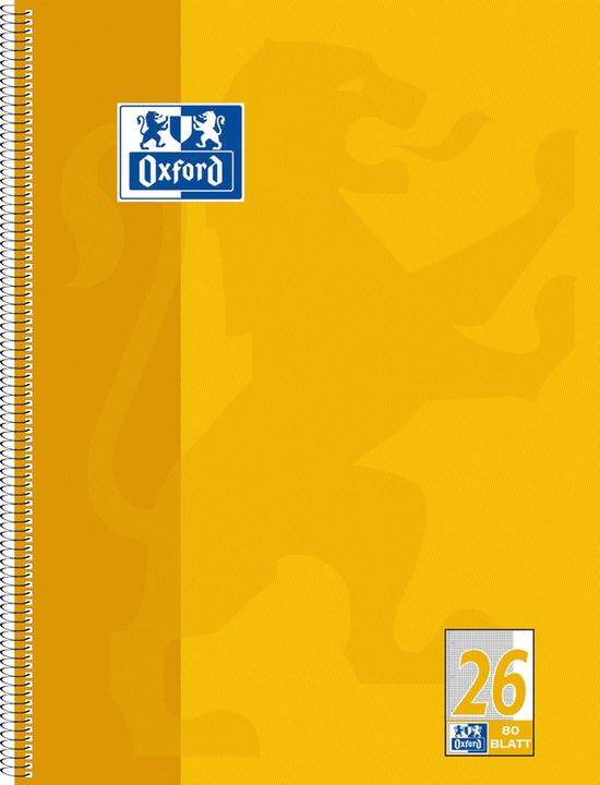 Actual product image Oxford College notebook (A4+, Checked, Soft cover)