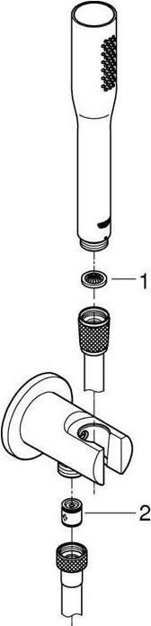 Productafbeelding Grohe Euphoria Cosmopolitan Stick muurbeugelset