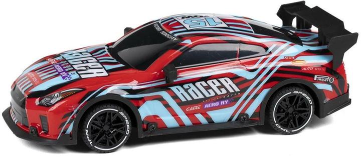 Actual product image Tec-Toy Auto Racer R/C 1:18 red/blue