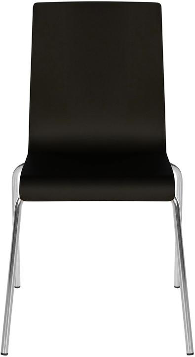 Actual product image CLP Gahanna stackable chair with backrest HPL seat shell