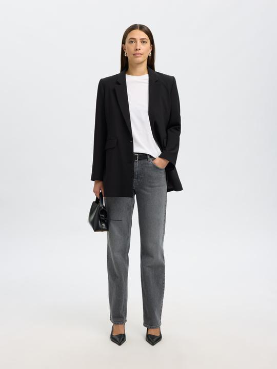 Image du produit Selected Femme Long blazer à une rangée de boutons (40)