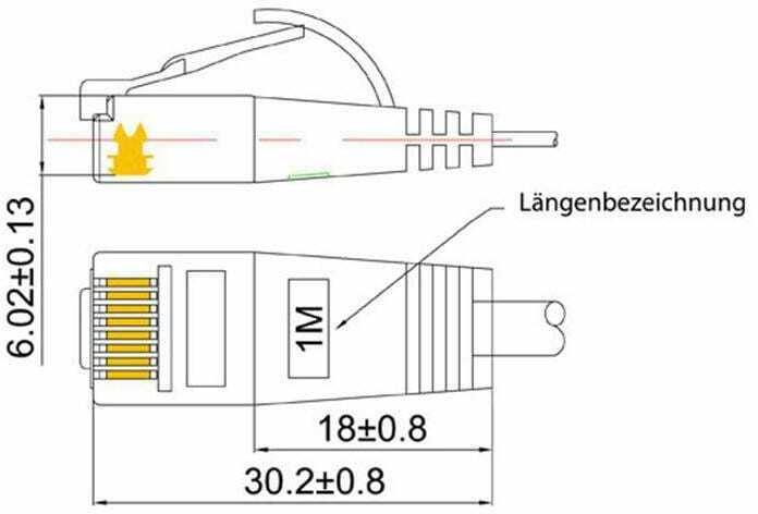 Image du produit Lightwin Câble de réseau (UTP, CAT6, 3 m)