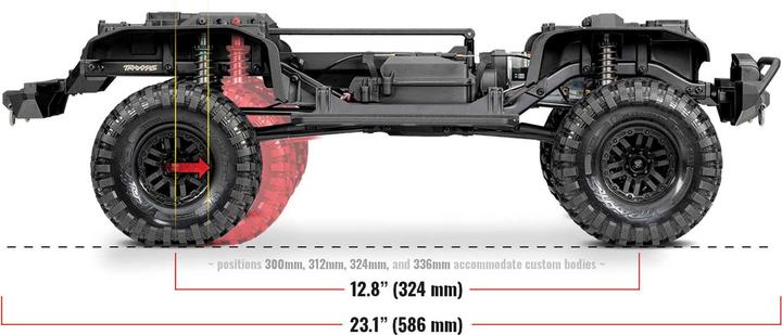 Produktbild Traxxas CRAWLER LAND ROVER 1:10 4WD EP RTR RED - CLIPLESS OHNE LadegerÃ¤t und OHNE Akku (RTR Ready-to-Run)