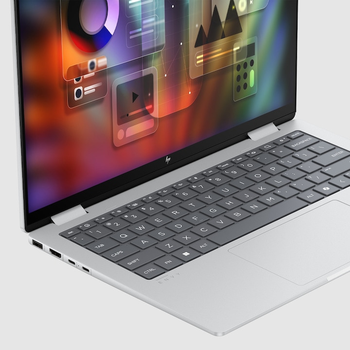 Actual product image HP Hewlett-Packard Envy x360 2-in-1 laptop 14-fa0447nz (14", AMD Ryzen 5 (14", AMD Ryzen 5 8640HS, 16 GB, 512 GB, CH)