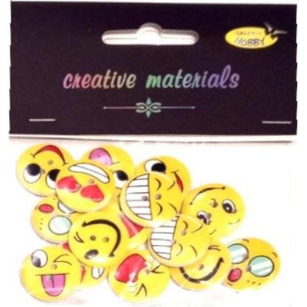 Galeria Hobby Emoji Dekoknöpfe 20mm 15 Stk