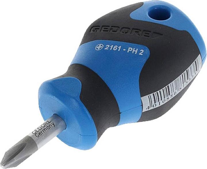 Actual product image Gedore 2161 PH 2 Screwdriver, cross recess PH 2, 75 mm (Phillipps cross recess (PH))