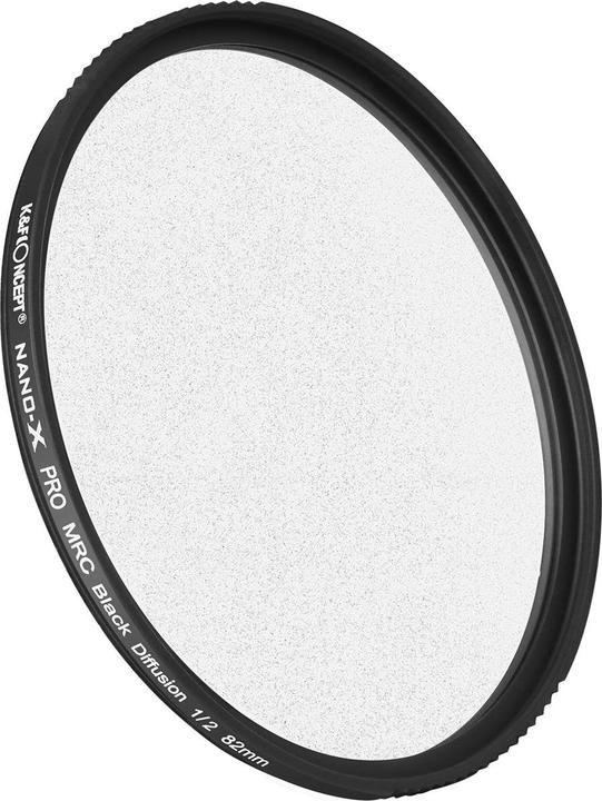 Produktbild K&F Concept 58MM Black Mist Filter 1/2, HD, Waterproof, Anti Scratch, 28 layer Green Coatings (Nano-X Series) (58 mm, Black Mist Filter)