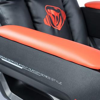 Produktbild Blue E-BLUE EEC338 Auroza Gaming Sofa schwarz-rot / Kunstleder / belastbar bis 200 kg