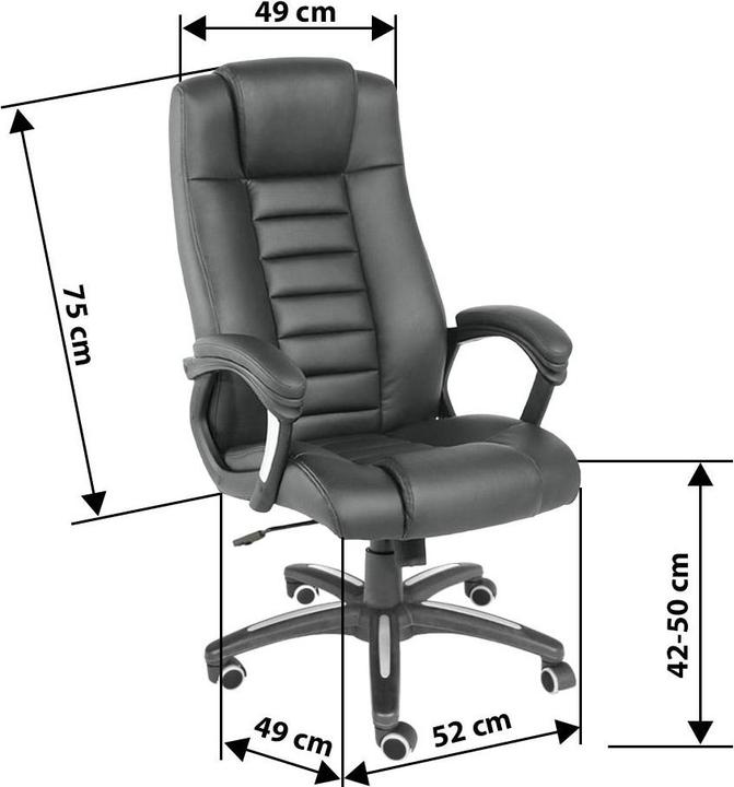 Produktbild tectake Chefsessel