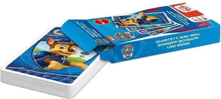 Actual product image ASS Altenburg 22583134 - Paw Patrol - Quartet 4 in 1, Card Game, for 2-4 Players, from 4 years (English, 2 - 4 Players)