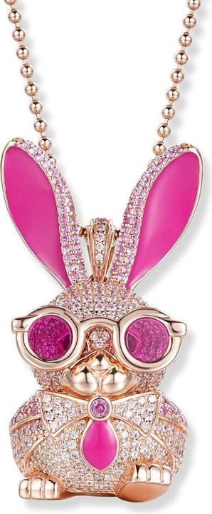 Actual product image Seinerzeit Ms. Roxy bunny pendant (Silver 925, Enamel)